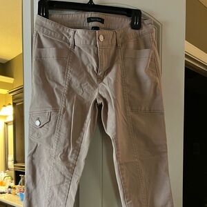 White House Black Market Women's Tan Skinny Pants